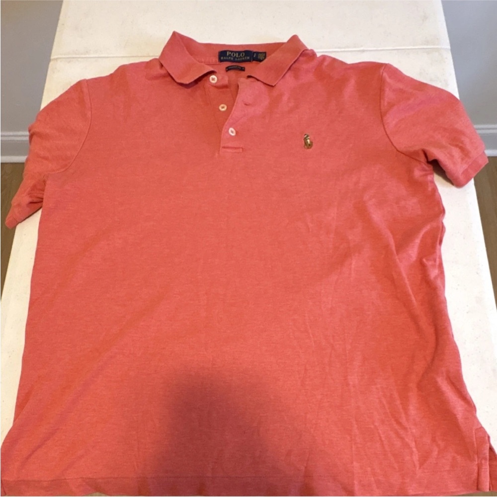 Polo by Ralph Lauren Men's Salmon Polo Shirt